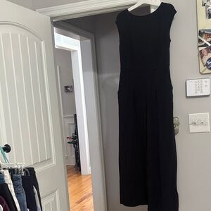 Elegant Black Sleeveless jumpsuit